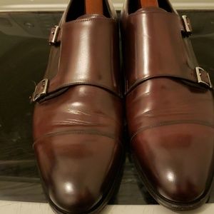 Canali Double Monk size 12 Cordovan shoes